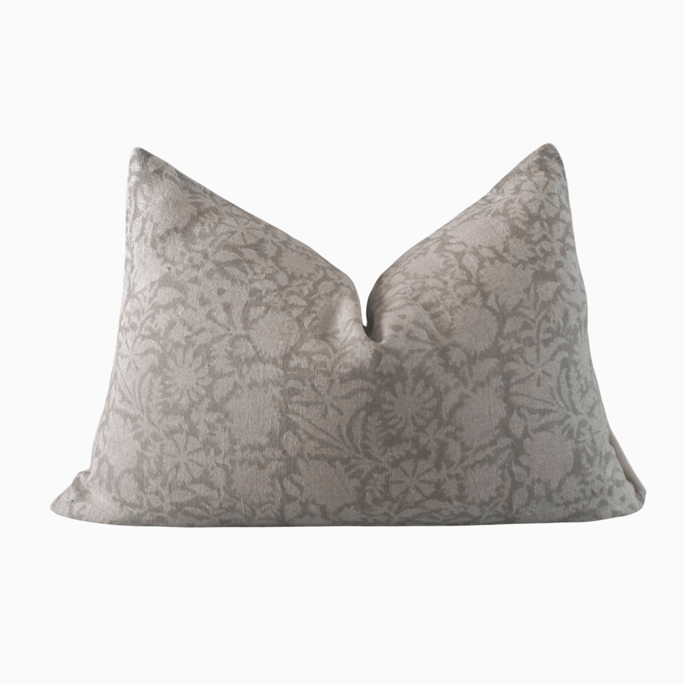 ADEYEMI-Indian Hand Block Linen Lumbar Pillow cover - Sweet Water Decor - Pillow Cover