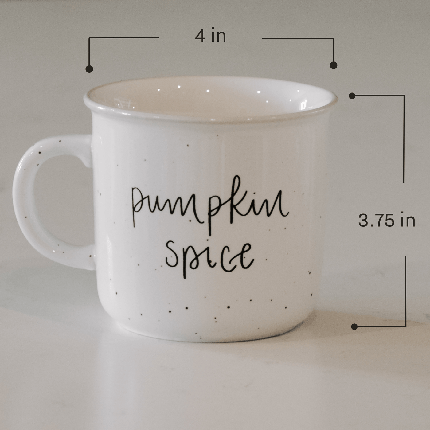 Pumpkin Spice 16oz. Rustic Campfire Coffee Mug - Sweet Water Decor - Coffee Mugs