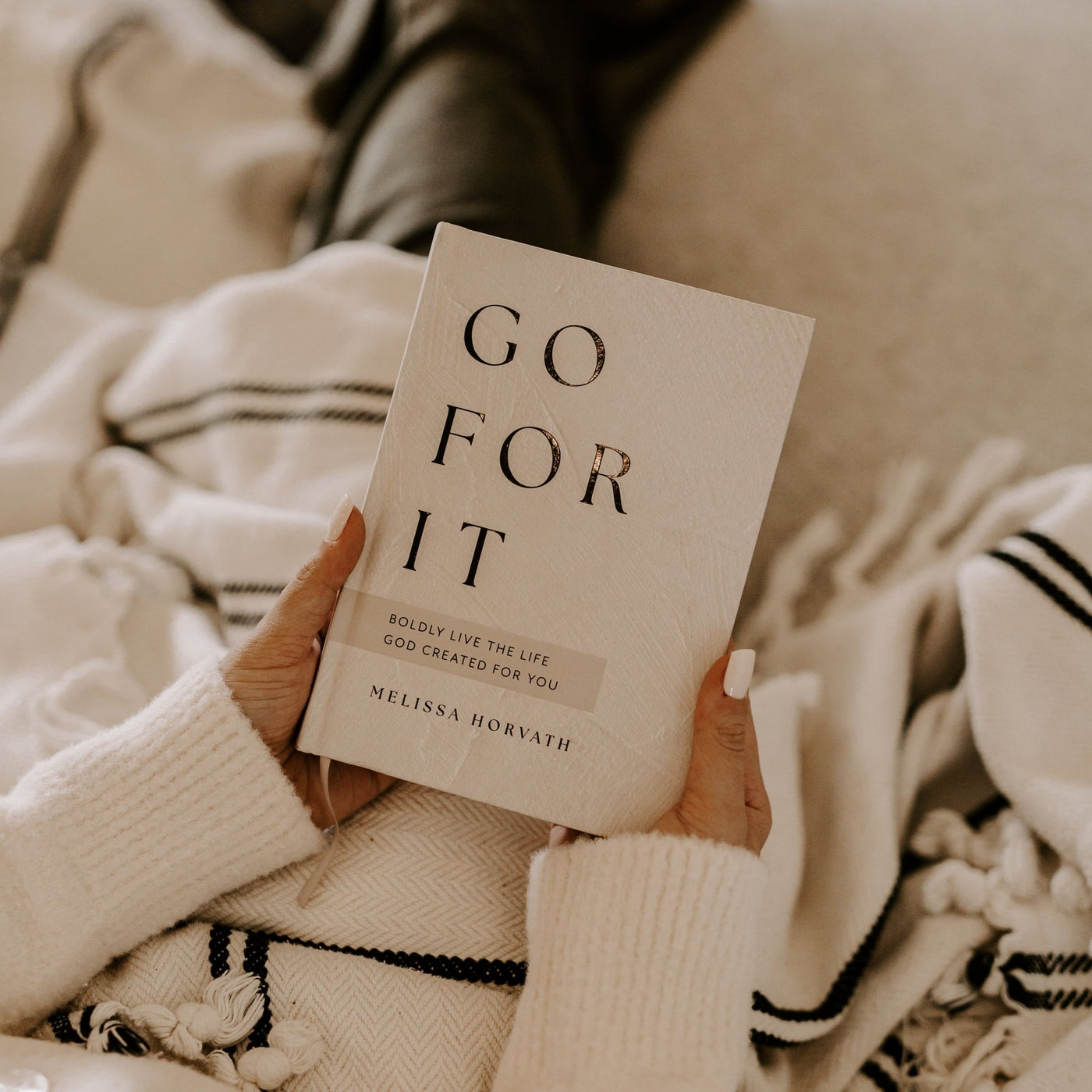 Go For It: 90 Devotions to Boldly Live the Life God Created for You - Sweet Water Decor - Devotionals