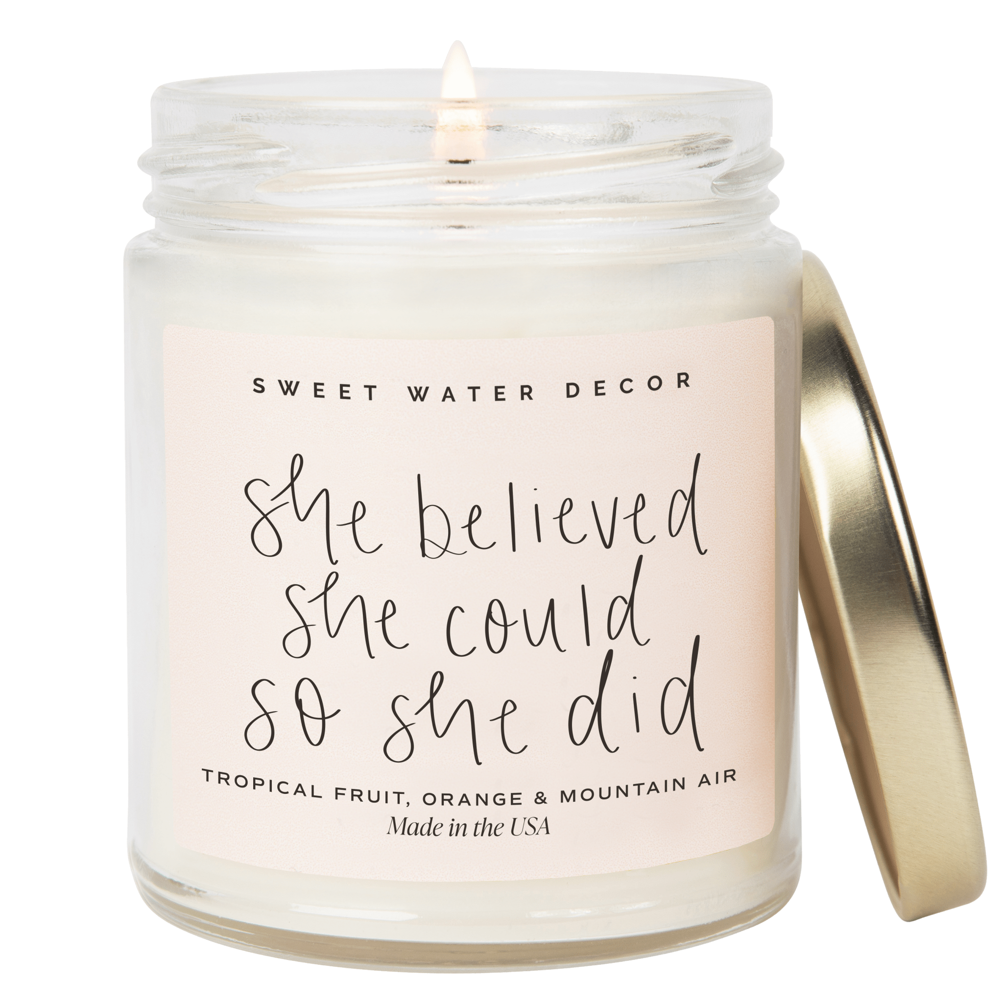 She Believed Candle She Believed Candle