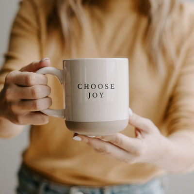 Choose Joy 14oz. Stoneware Coffee Mug - Sweet Water Decor - Coffee Mugs