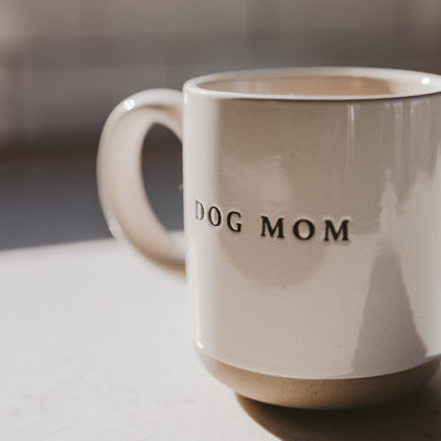 Dog Mom 14oz. Stoneware Coffee Mug - Sweet Water Decor - Coffee Mugs
