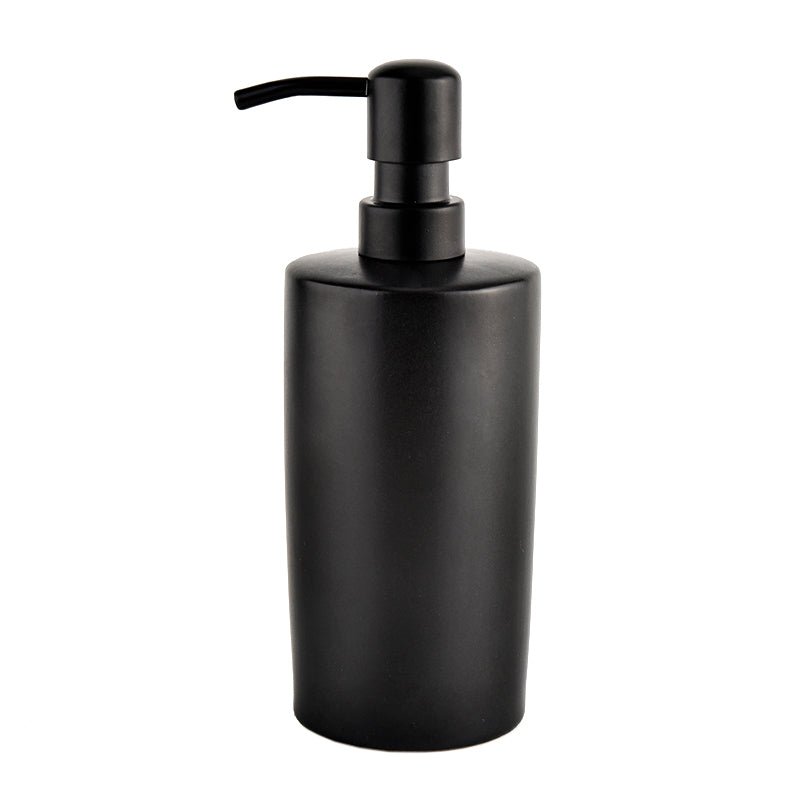 15oz Black Stoneware Dish Soap Dispenser - Sweet Water Decor - Dispensers