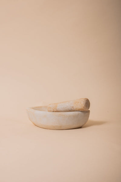 Found Marble Mortar & Pestle - Sweet Water Decor - mortar and pestle