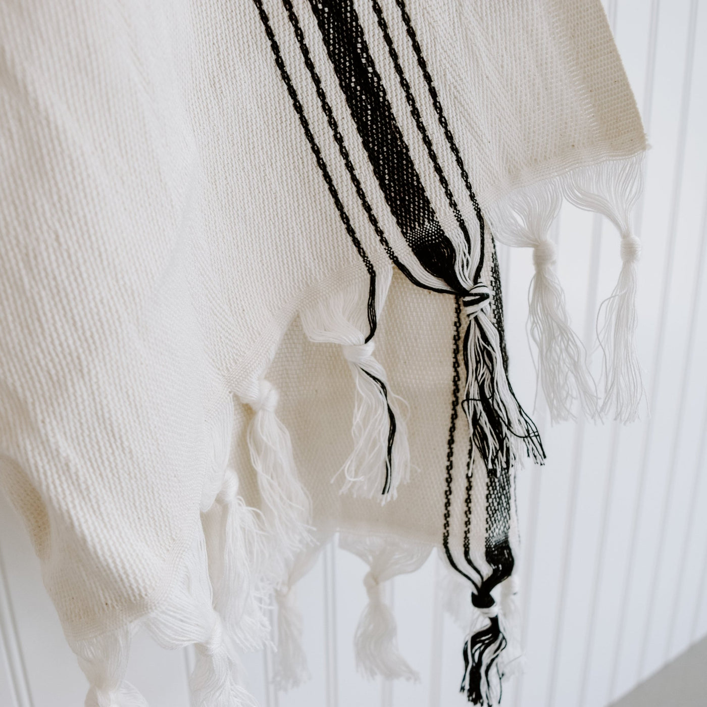 Savannah Turkish Cotton + Bamboo Hand Towel - Five Stripe - Sweet Water Decor - Hand Towels