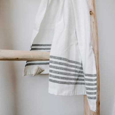 Striped Tea Towel - Six Stripes - Sweet Water Decor - Hand Towels
