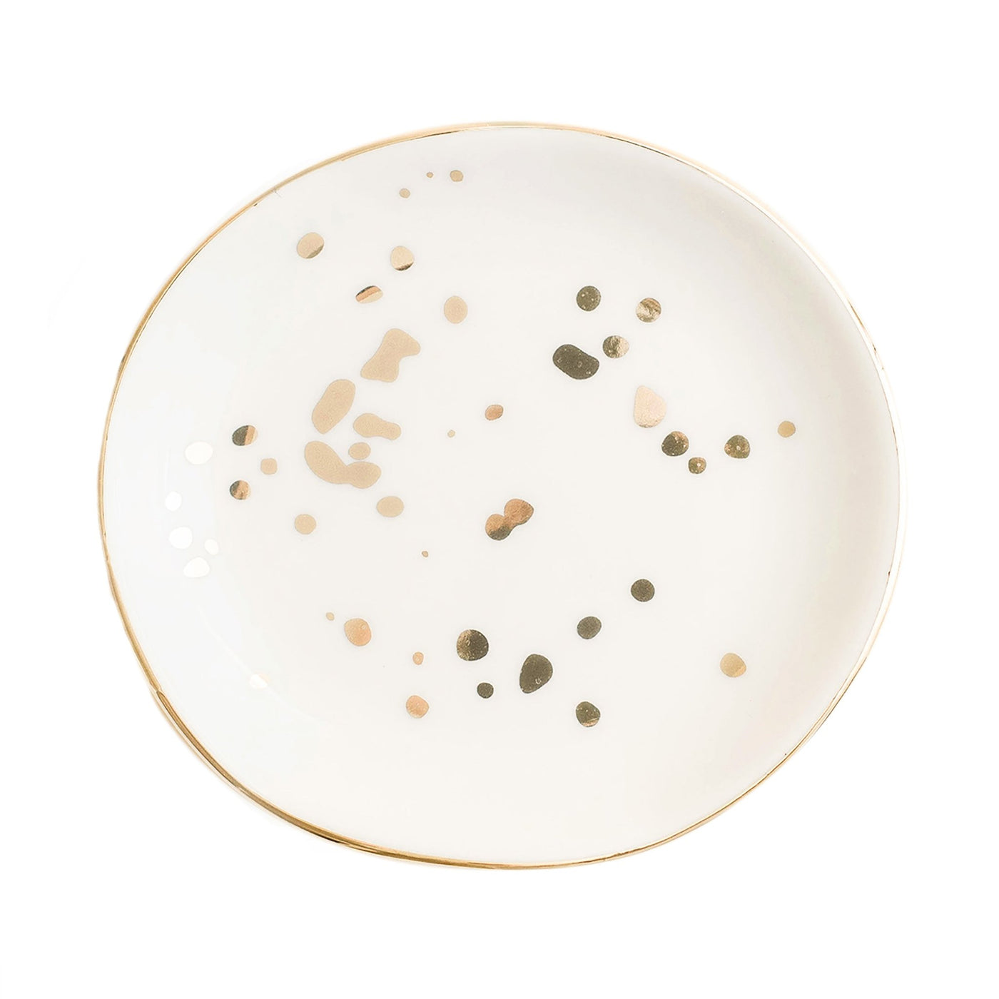 Gold Speckled Jewelry Dish - Sweet Water Decor - Jewelry Dishes