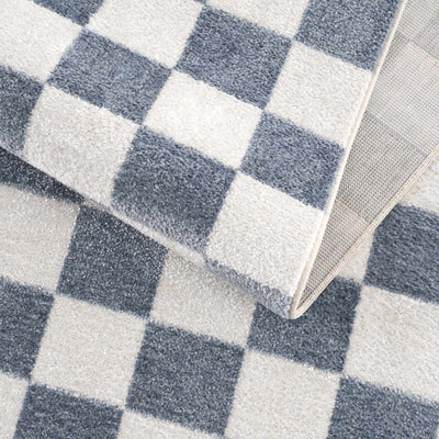 Brone Checkered Washable Area Rug - Sweet Water Decor - Rugs