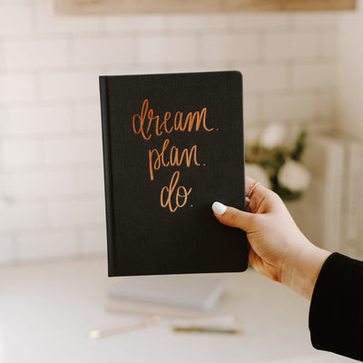 Dream Plan Do Fabric Journal - Sweet Water Decor - Notebooks