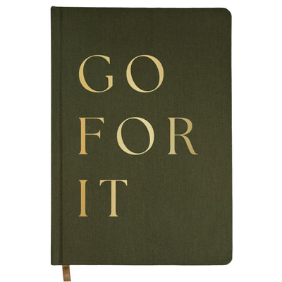 Go For It Fabric Journal - Sweet Water Decor - Notebooks
