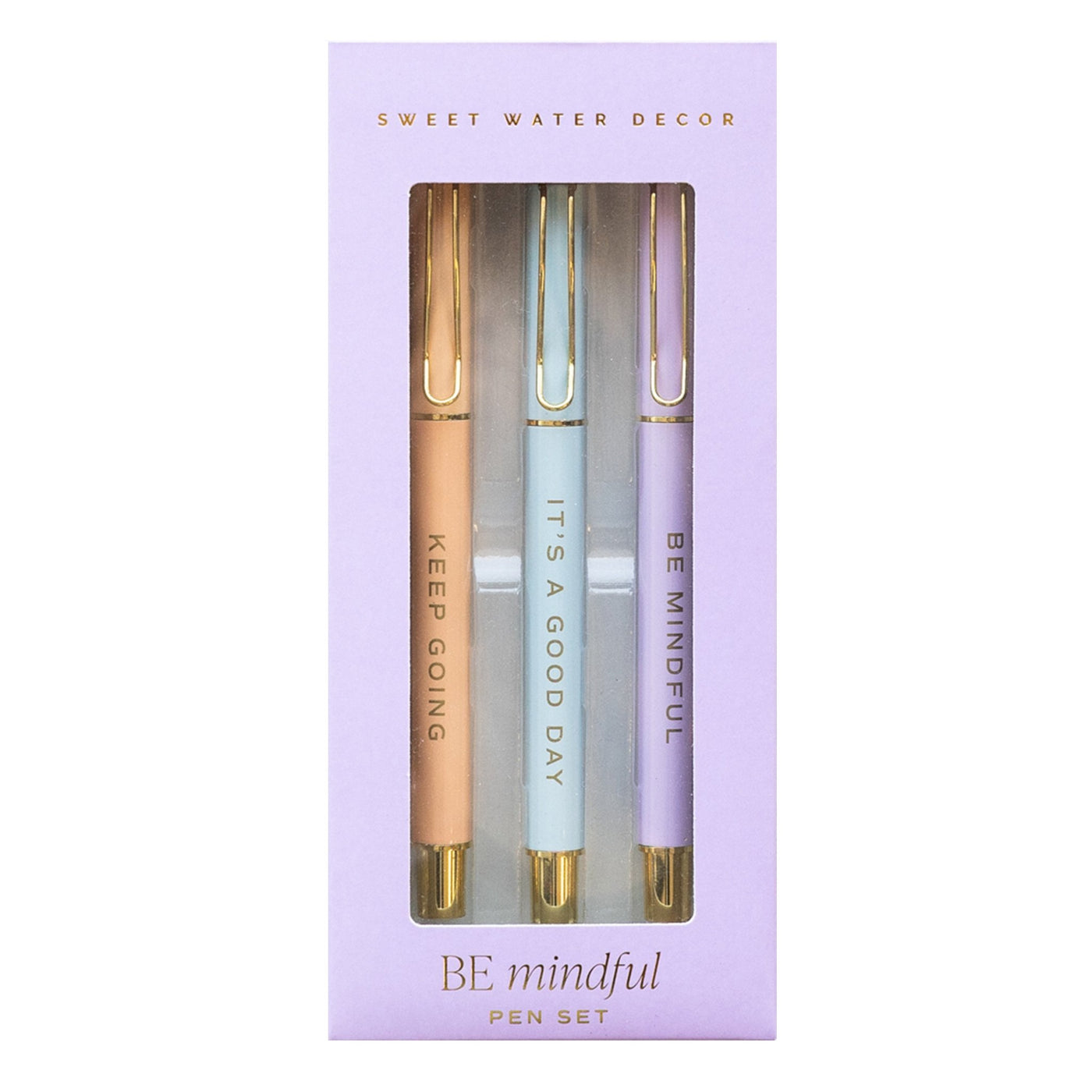 Be Mindful Pen Set - Sweet Water Decor - Pens