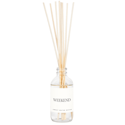 Weekend Clear Reed Diffuser - Sweet Water Decor - Reed Diffusers