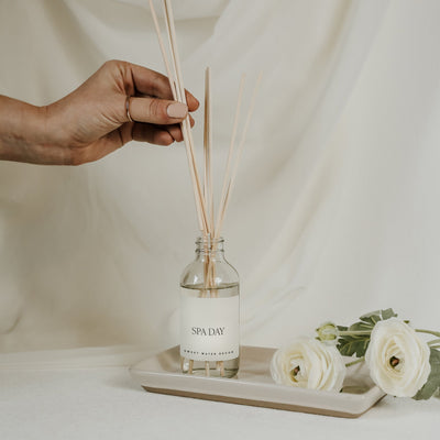 Spa Day Clear Reed Diffuser - Sweet Water Decor - Reed Diffusers