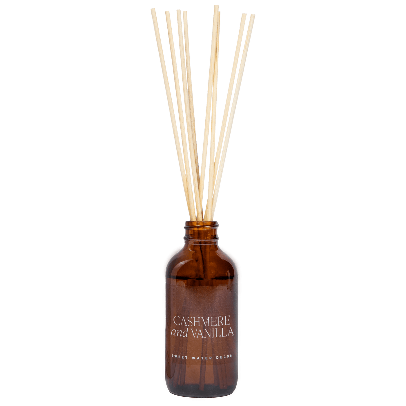 Cashmere and Vanilla Amber Reed Diffuser - Sweet Water Decor - Reed Diffusers