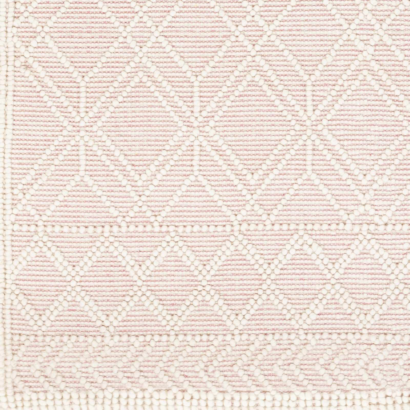 Ramsbury Pink Trellis Wool Rug - Sweet Water Decor - Rugs