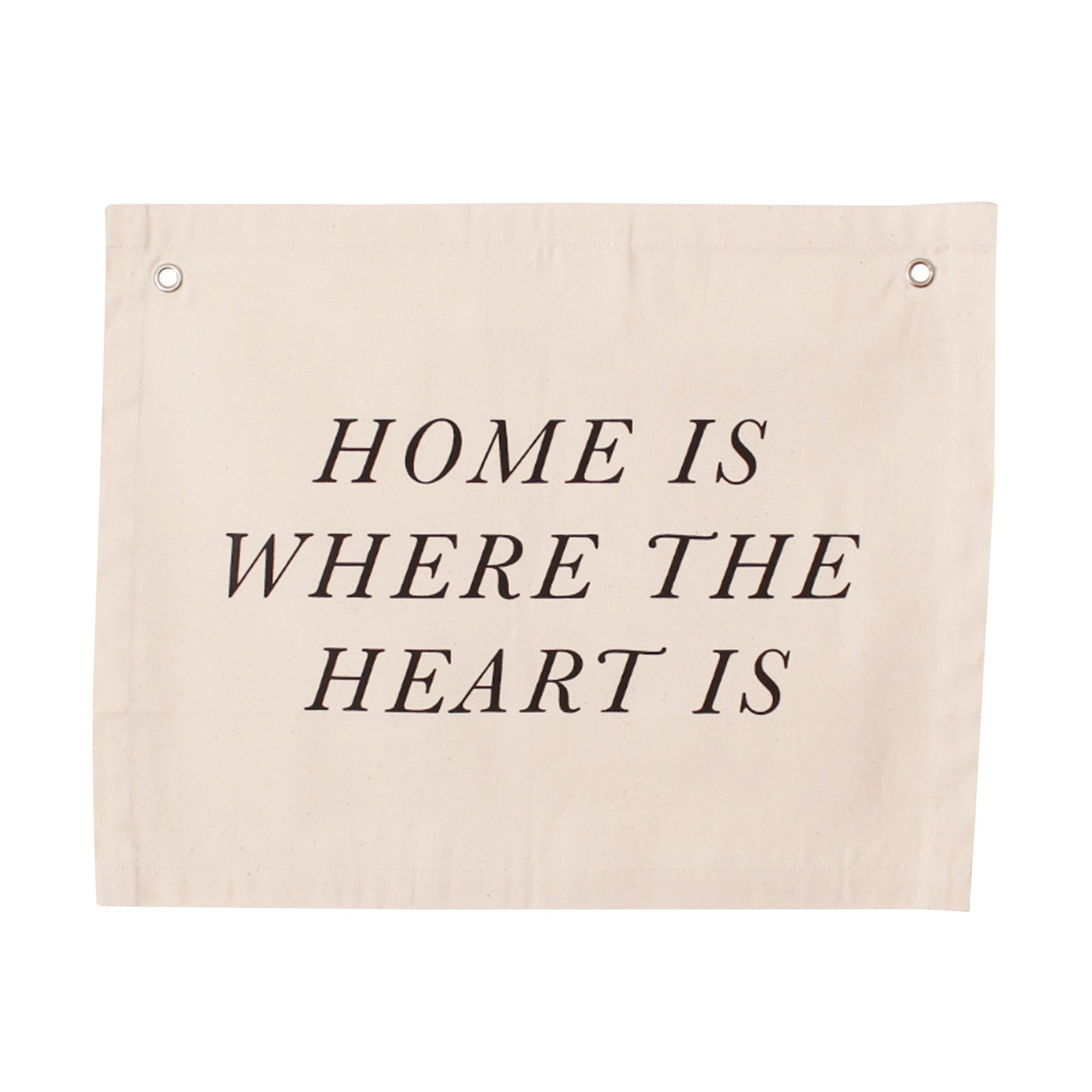 home is where the heart is banner - Sweet Water Decor - Wall Hanging