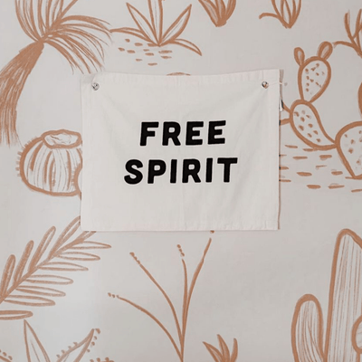 free spirit banner - Sweet Water Decor - Wall Hanging