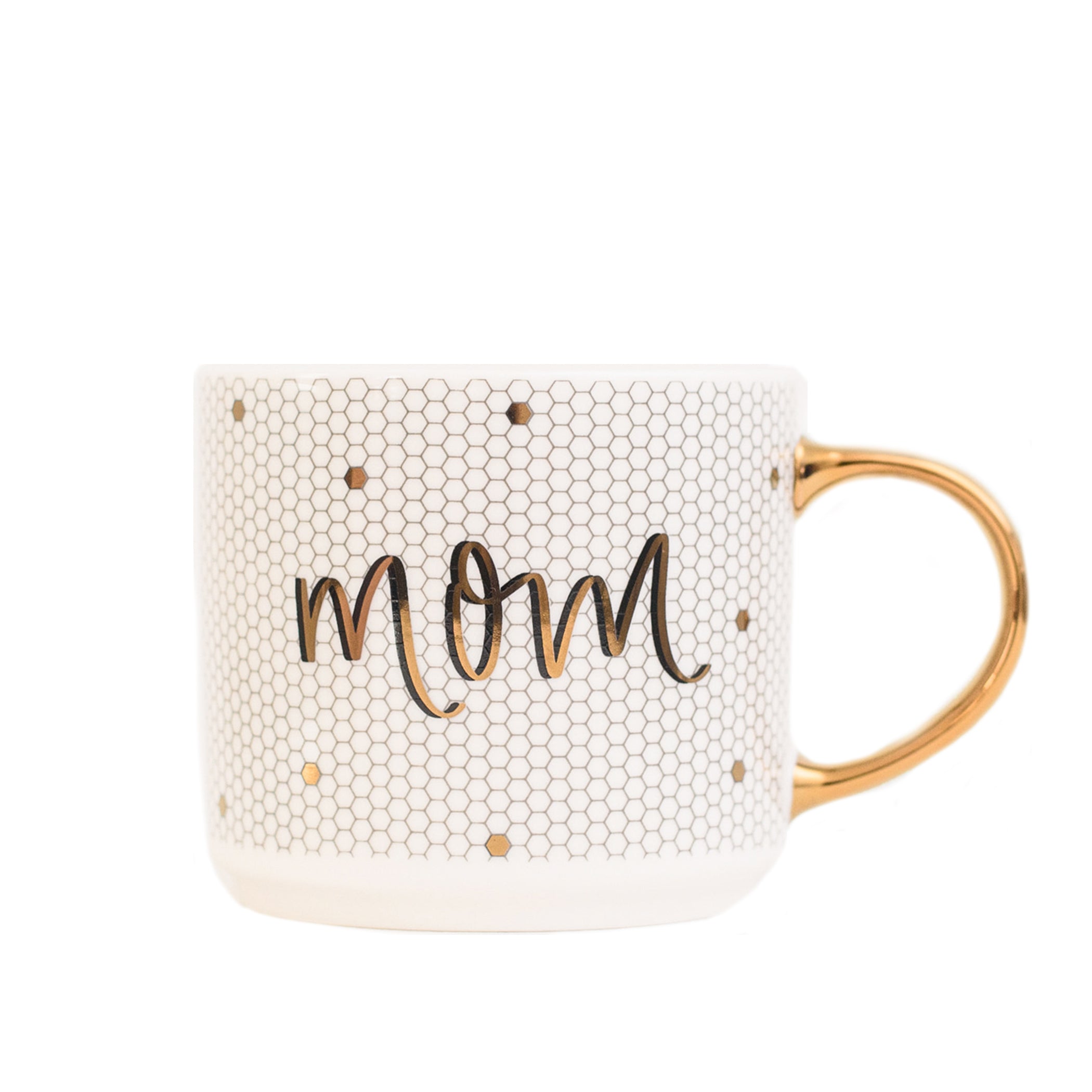 Sweet Water Decor Mom Tile Coffee Mug - White