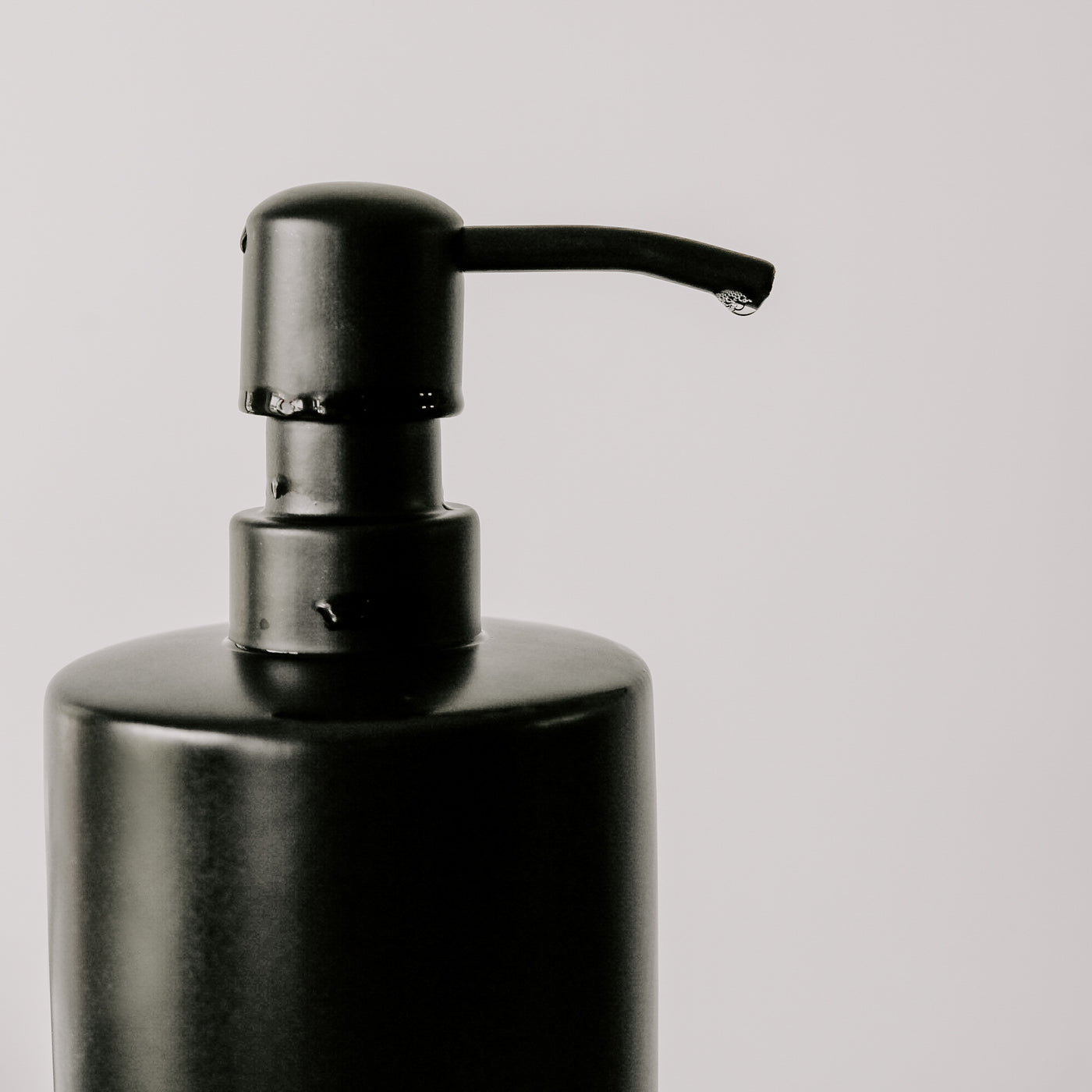 15oz Black Stoneware Dish Soap Dispenser - Sweet Water Decor - Dispensers