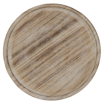 Rustic Round Wood Tray - Sweet Water Decor - Trays