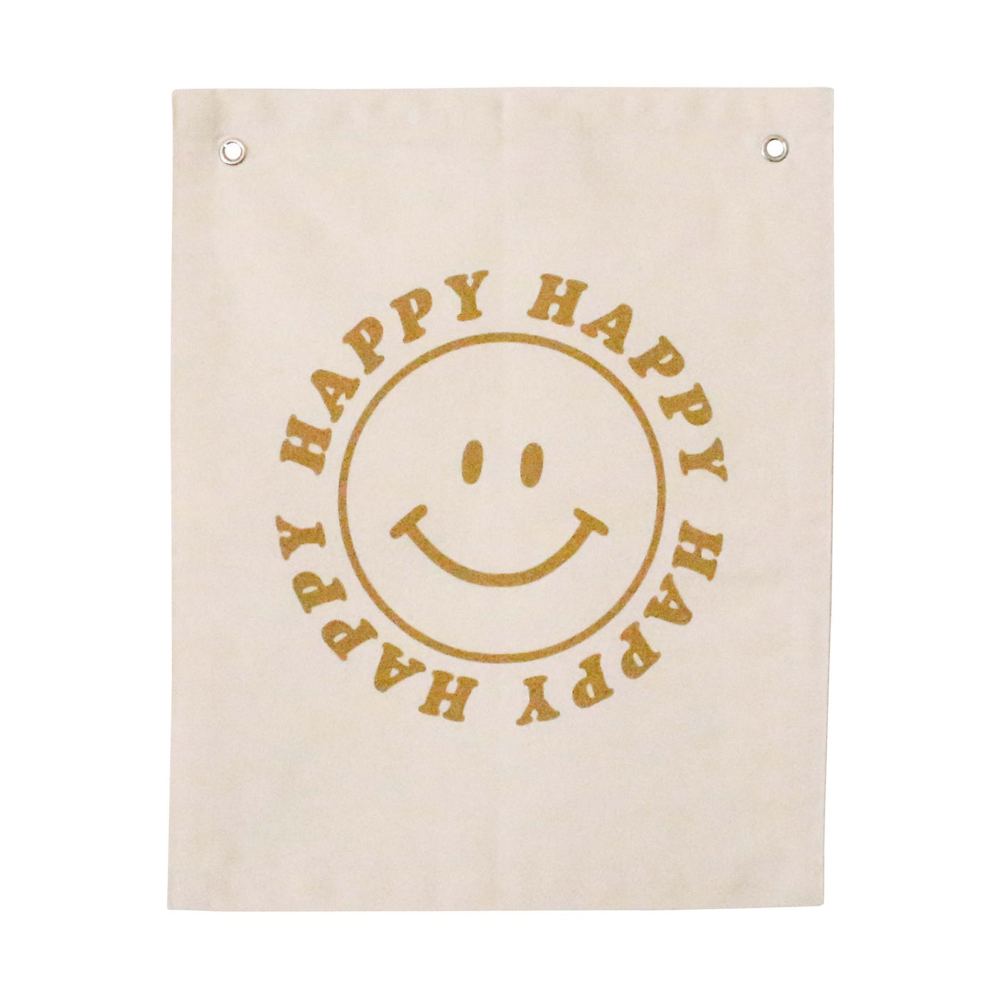 happy face banner - Sweet Water Decor - Wall Hanging
