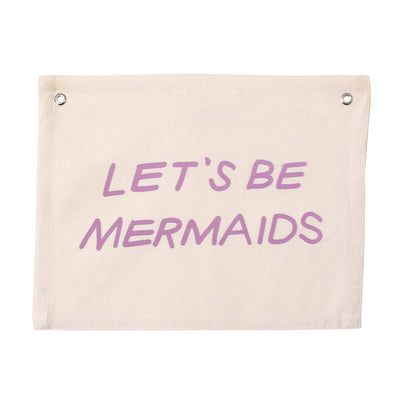 mermaid banner - Sweet Water Decor - Wall Hanging