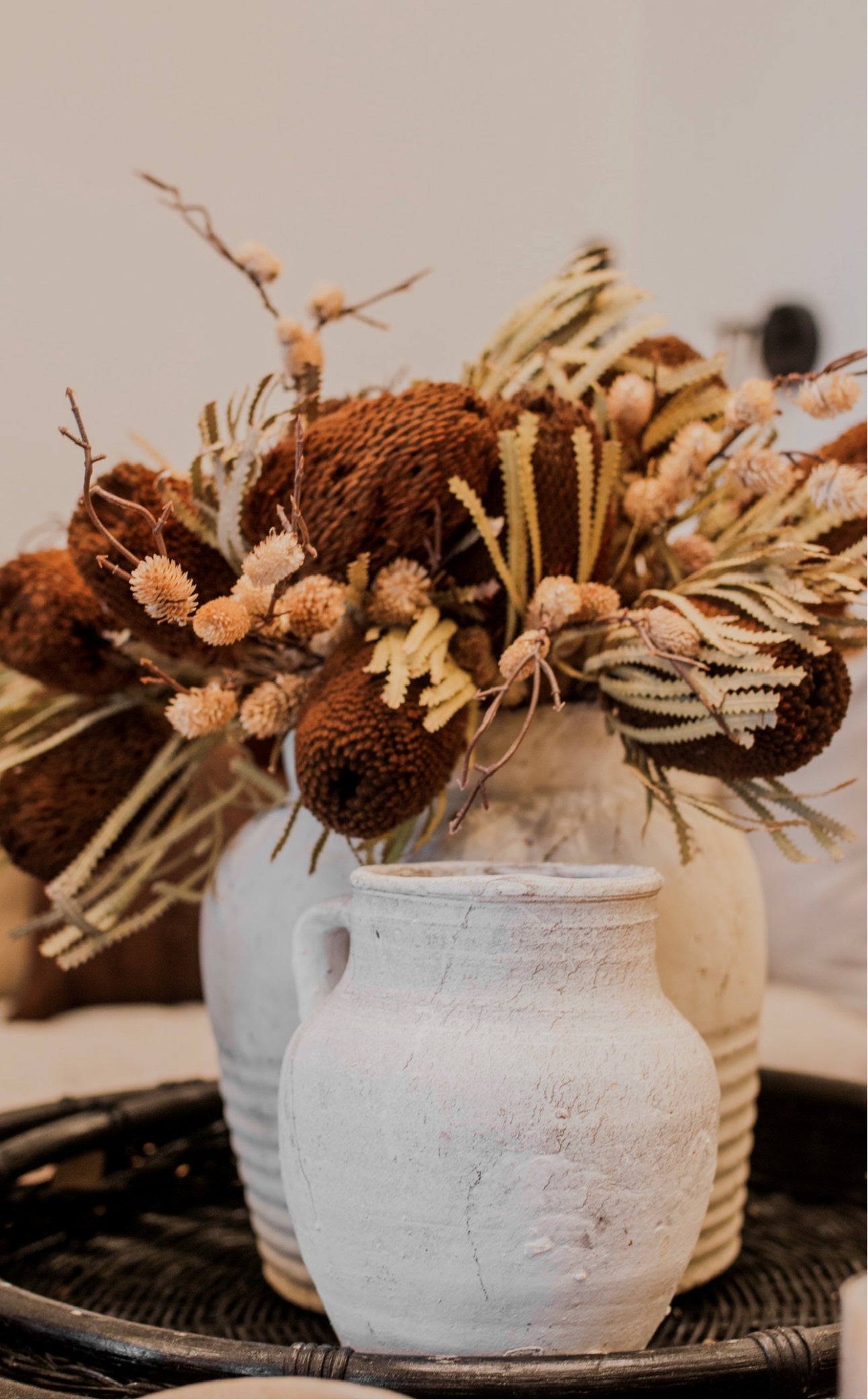 Banksia Brown - Sweet Water Decor - faux flower