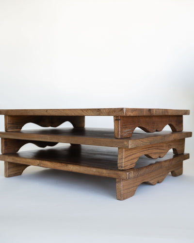 Found Wood Pedestal - Sweet Water Decor - wood riser