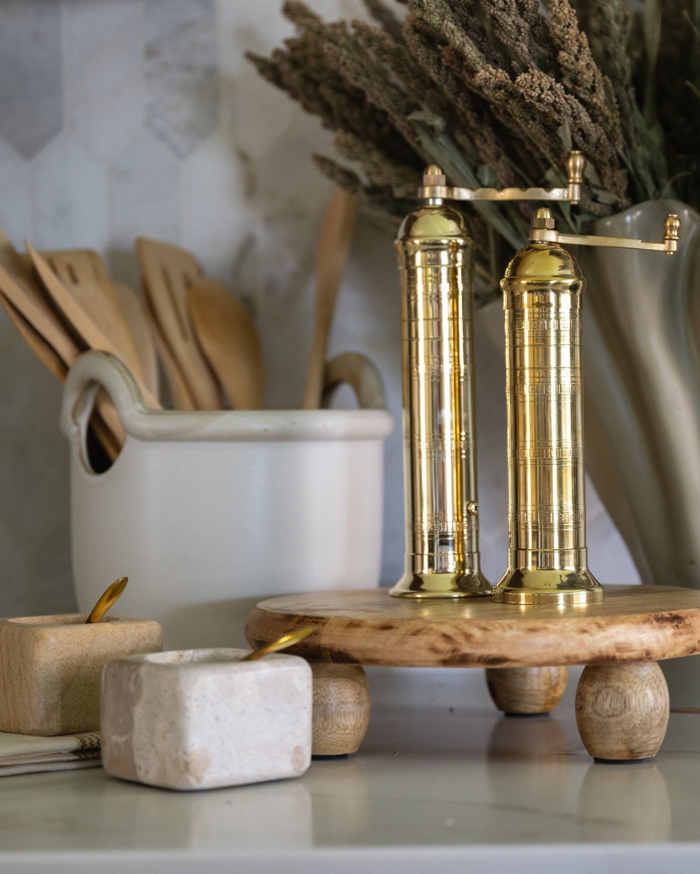 Atlas Mill - Brass - Sweet Water Decor - salt and pepper mill