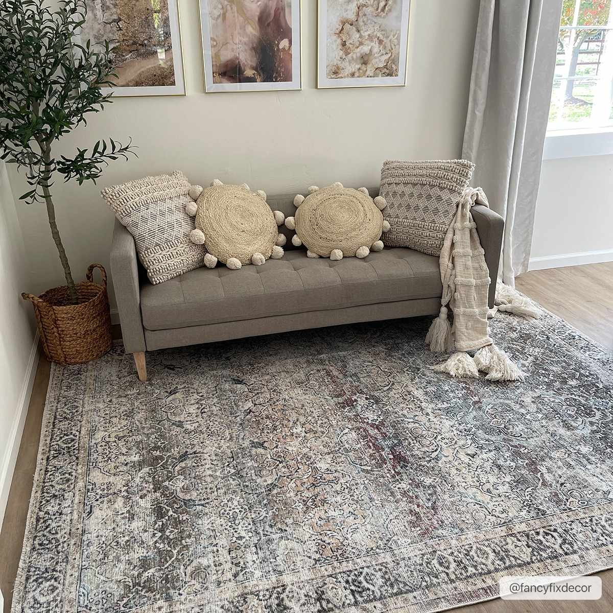 Olive Holi - 2304 Washable Area Rug - Sweet Water Decor - Rugs