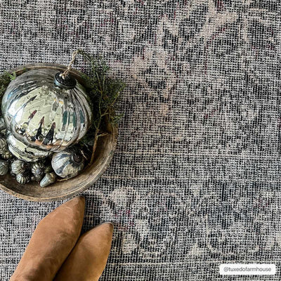 Dusty Sage Greenpoint Medallion Washable Area Rug - Sweet Water Decor - Rugs