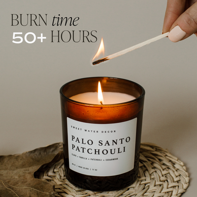Christmas Soy Candle - Amber Jar - 11 oz