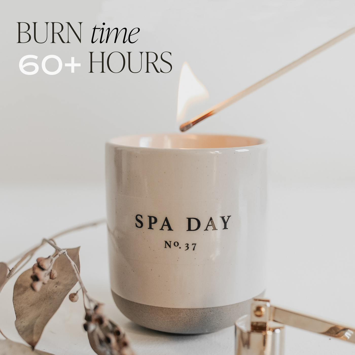 Weekend Soy Candle - Cream Stoneware Jar - 12 oz