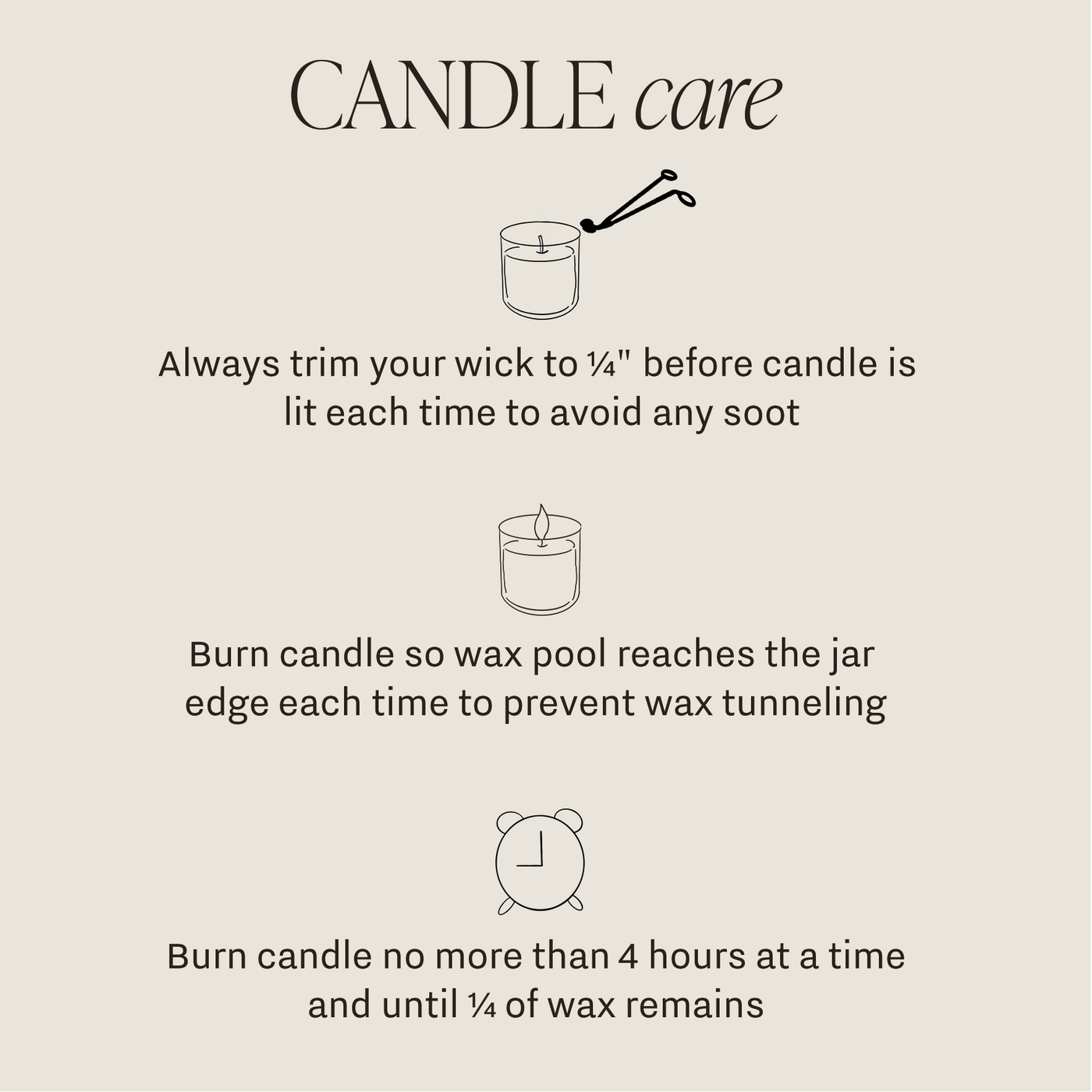 Flannel Soy Candle | 9oz. Clear Jar