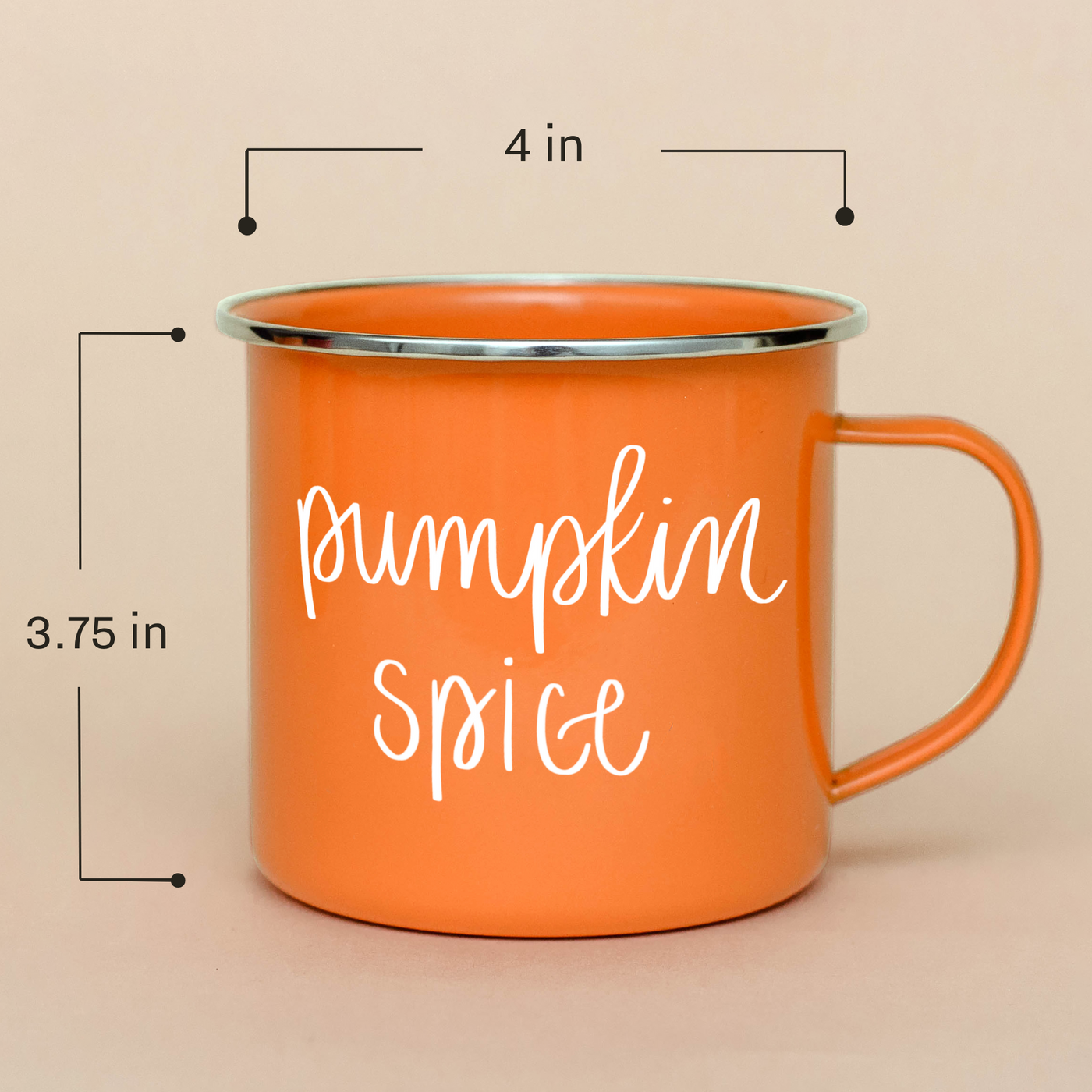 Hello Pumpkin Orange Campfire Coffee Mug