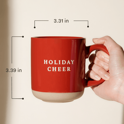 Ho Ho Ho 14oz. Red Stoneware Coffee Mug - Sweet Water Decor - Coffee Mugs