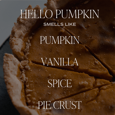 Hello Pumpkin Soy Candle - Amber Jar - 9 oz - Sweet Water Decor - Candles