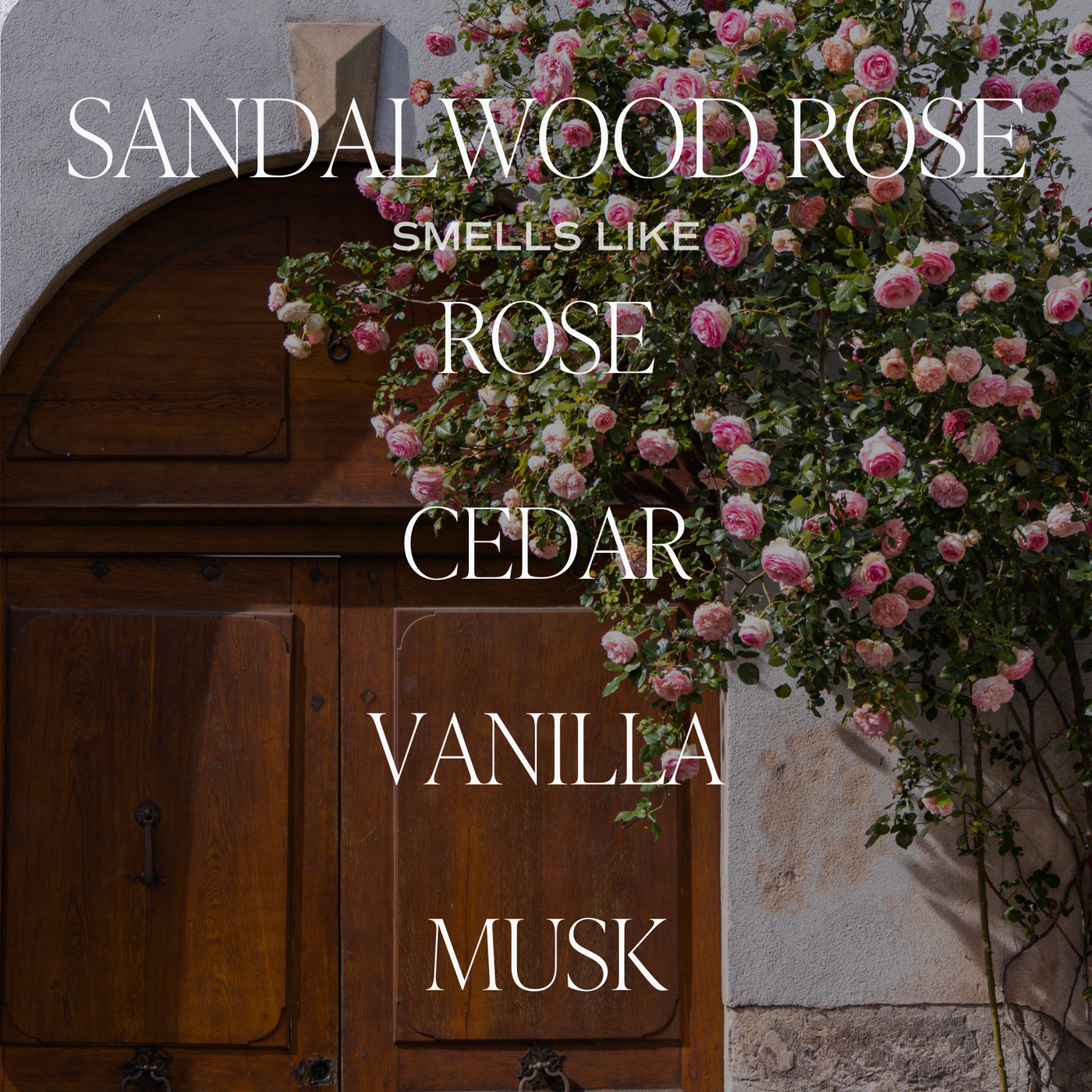 Sandalwood Rose Soy Candle - Black Stoneware Jar - 12 oz
