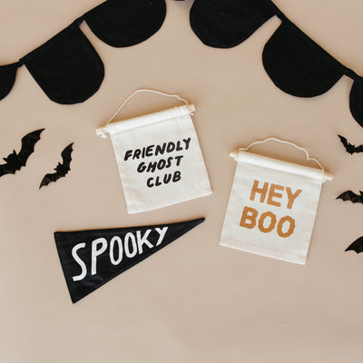 friendly ghost club hang sign - Sweet Water Decor - Wall Hanging