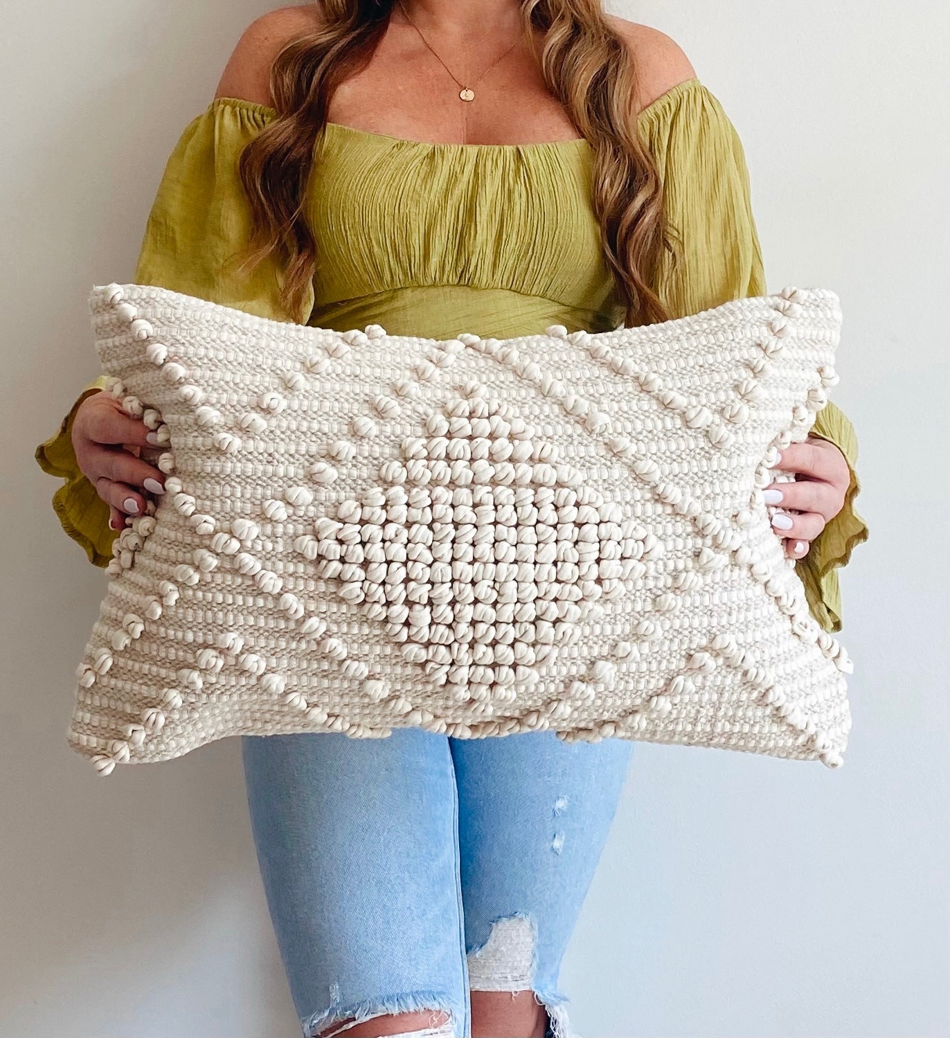 Verona Lumbar Pillow Cover - Sweet Water Decor - Throw Pillows