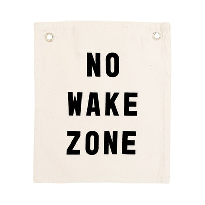 no wake zone banner - Sweet Water Decor - Wall Hanging