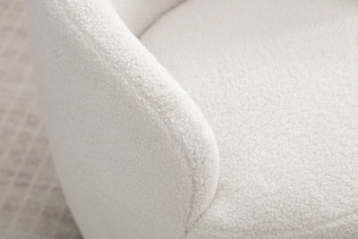 Walker Edison | Teddy Swivel Barrel Accent Armchair Chair - Sweet Water Decor - Living Room