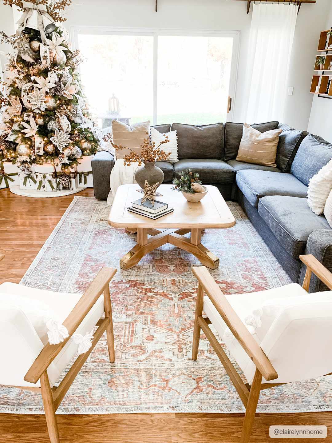 Rust Maayon Washable Rug - Sweet Water Decor - Rugs