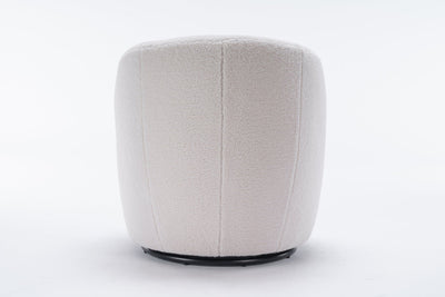 Walker Edison | Teddy Swivel Barrel Accent Armchair Chair - Sweet Water Decor - Living Room