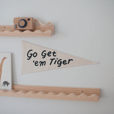go get 'em tiger pennant - Sweet Water Decor - Wall Hanging