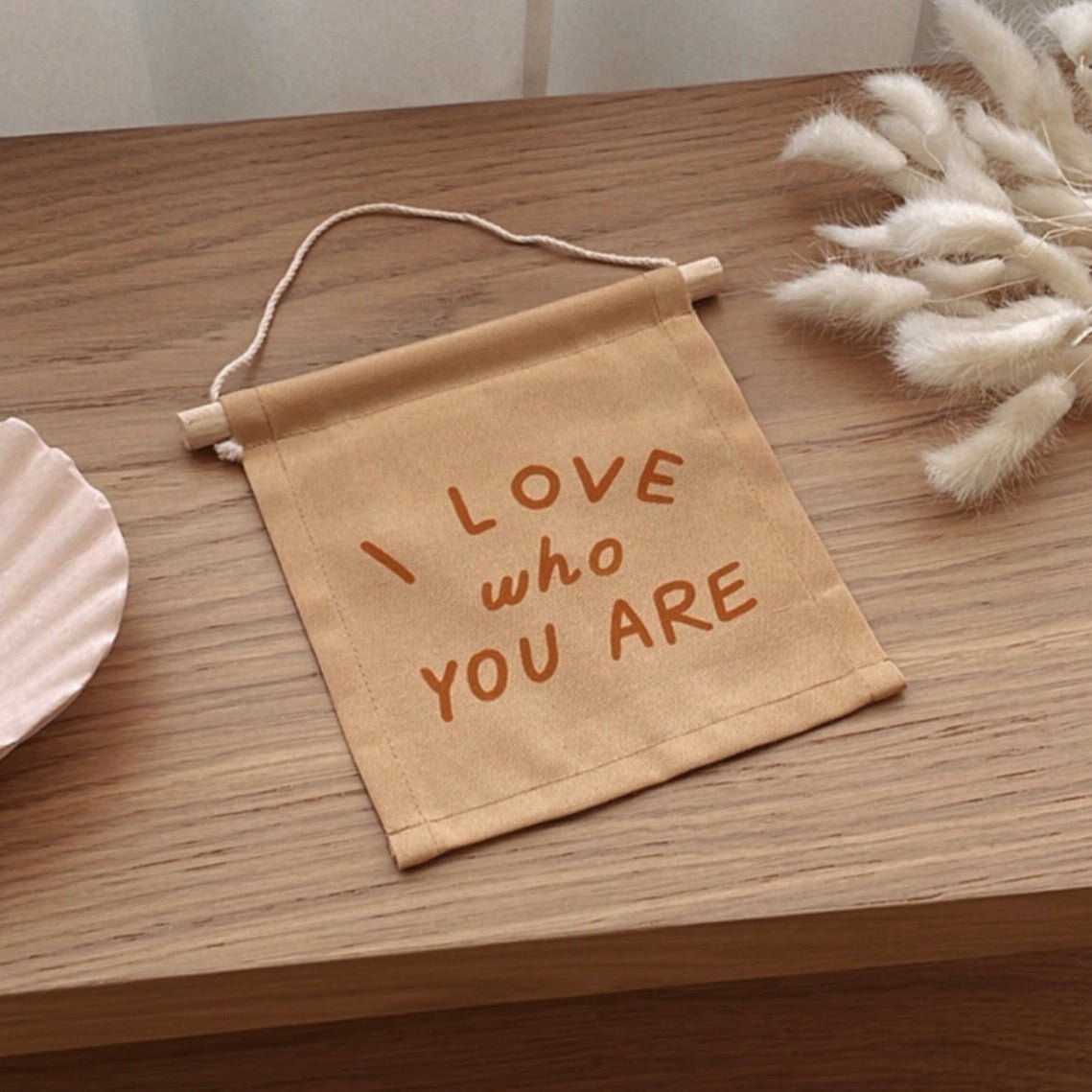 i love who you are hang sign - Sweet Water Decor - Wall Hanging