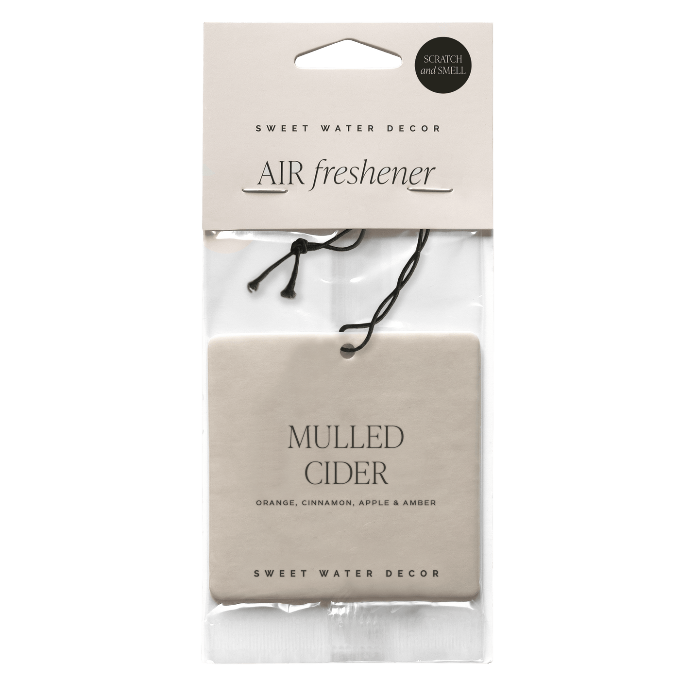 Mulled Cider Hanging Air Freshener - Sweet Water Decor - Air Freshener