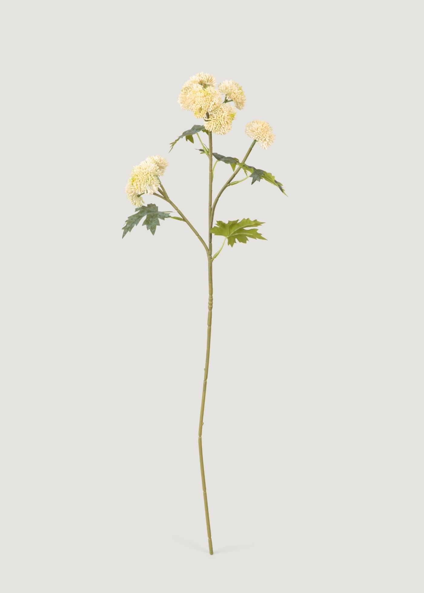 Natural Touch Fake Sedum Succulent Branch in Cream - 28" - Sweet Water Decor - faux flower