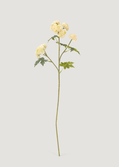 Natural Touch Fake Sedum Succulent Branch in Cream - 28" - Sweet Water Decor - faux flower