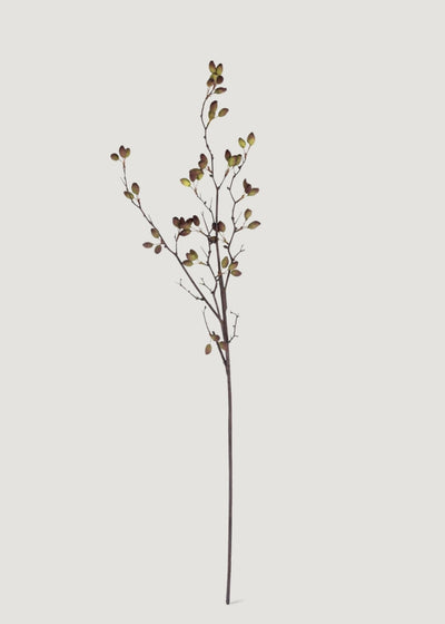Fake Berries Tall Barberry Pod Branch - 37.75" - Sweet Water Decor - Faux Plant